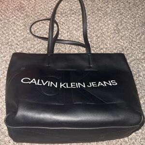 Calvin Klein Jeans Black Tote Bag